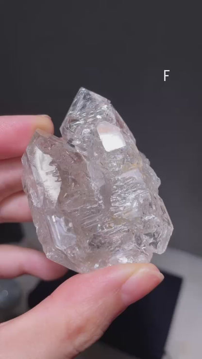 Fenster Elestial Quartz - Pakimer Diamond Quartz Cluster