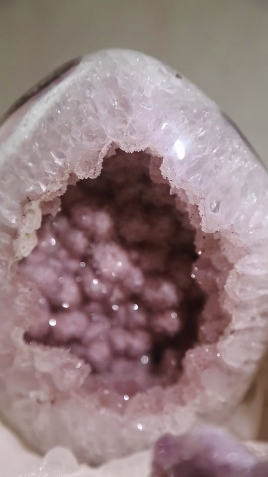 Pink Sugar Druzy Rainbow Amethyst Large Freeform