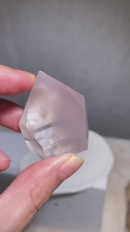 Pink Lithium Quartz Tower