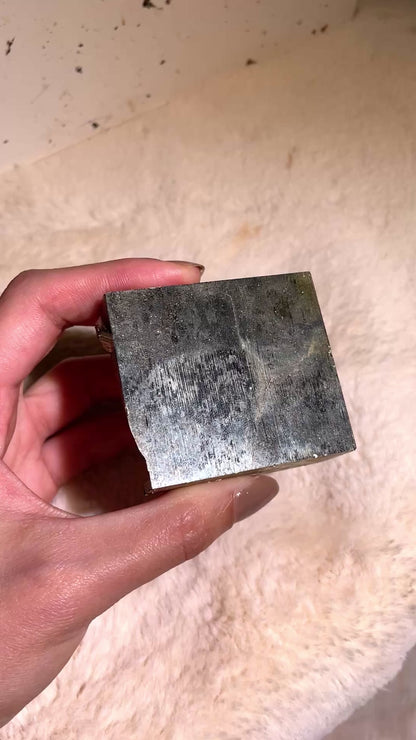 Peruvian Cubic Pyrite Large Singel Cube