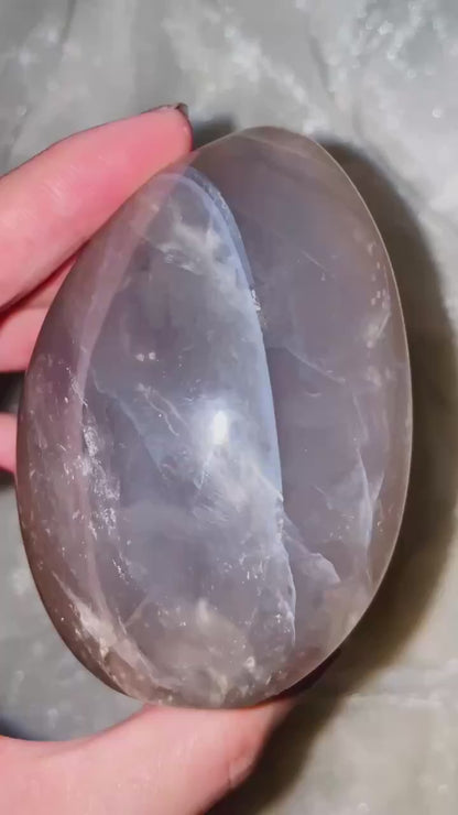 Blue Rose Quartz Freeform