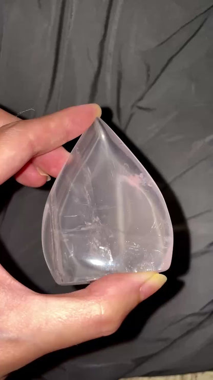 Starlight Glass Rose Quartz Flame