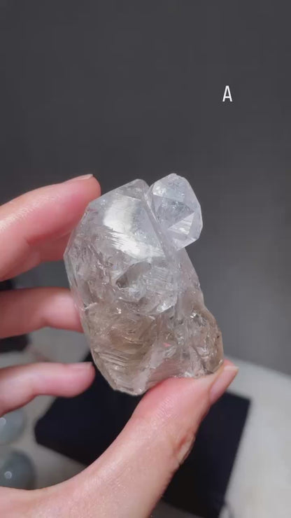 Fenster Elestial Quartz - Pakimer Diamond Quartz Cluster