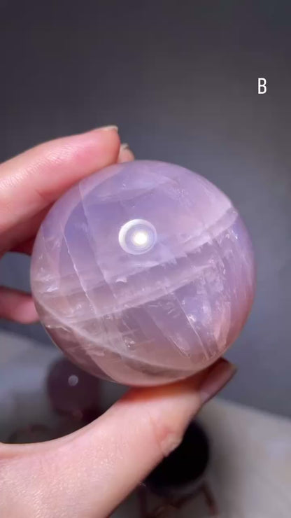 Vibrant Rose Quartz Sphere