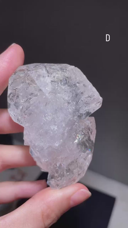 Fenster Elestial Quartz - Pakimer Diamond Quartz Cluster