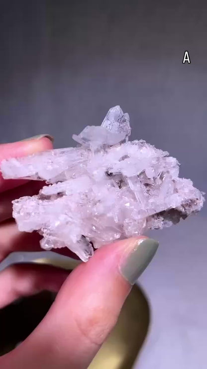 Colombian Pink Lemurian Quartz Cluster - S