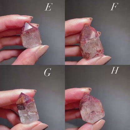 Dreamcoat lemurian Super Seven Coated Quartz Point