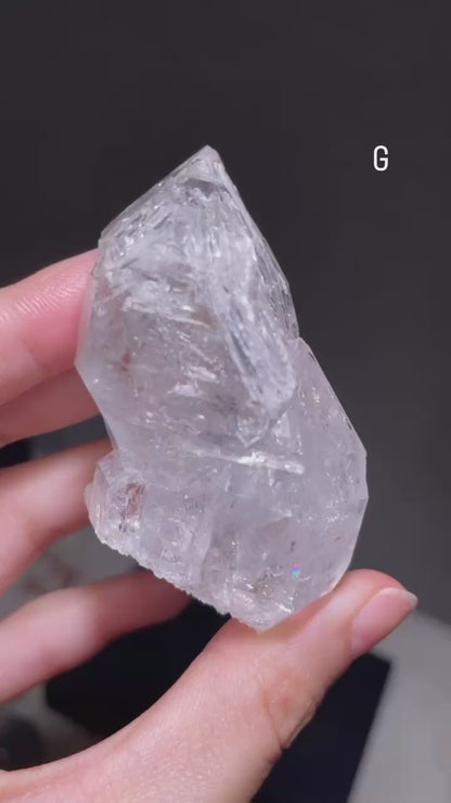 Fenster Elestial Quartz - Pakimer Diamond Quartz Cluster