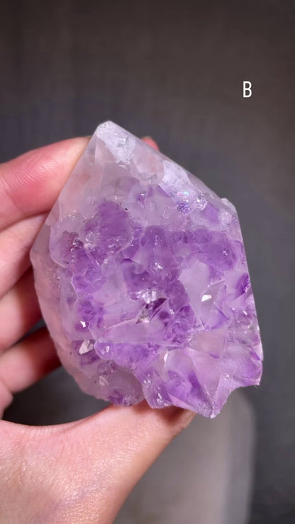Druzy Rainbow Amethyst Tower