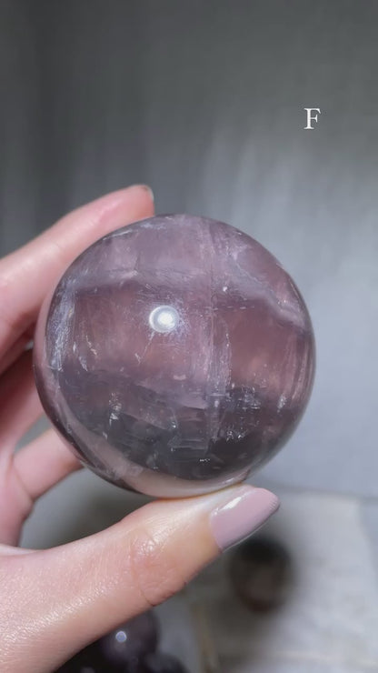 Red Mica Fluorite Sphere