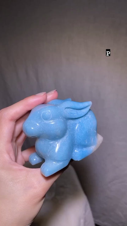 Trolleite Carved Rabbit