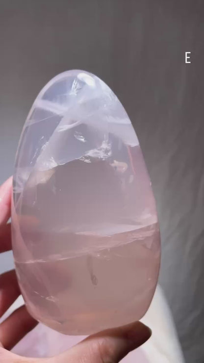 Rose Girasol/Girasol Quartz Freeform