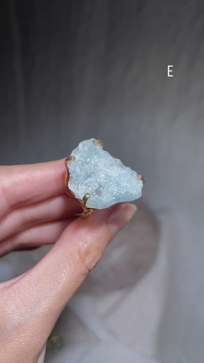 Aquamarine Wire RIng