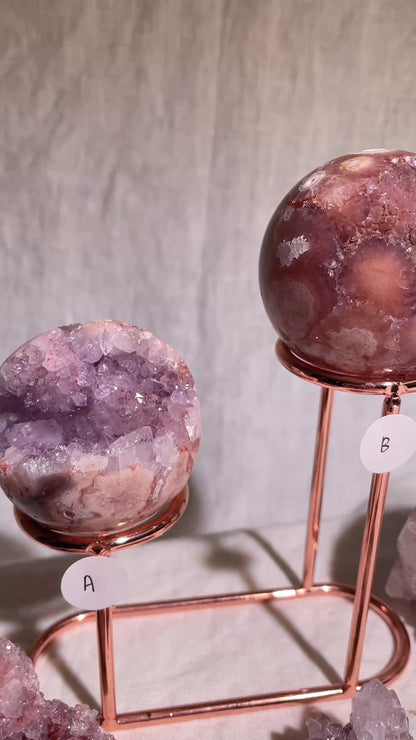 Argentina Pink Amethyst Sphere