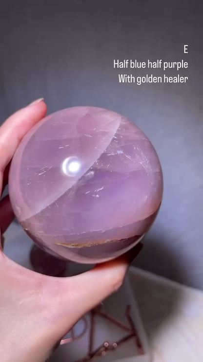 Vibrant Rose Quartz Sphere