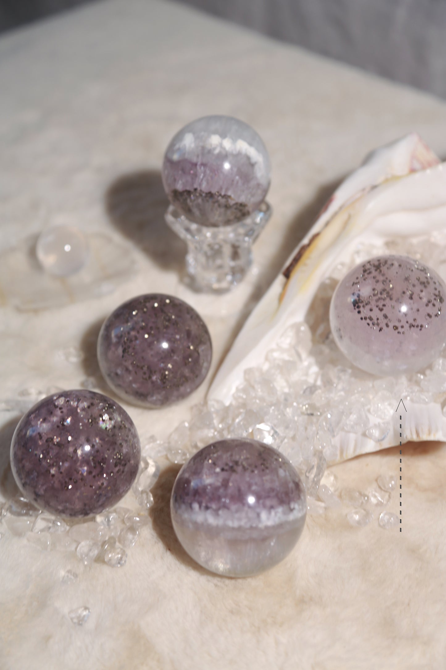 Pyrite in Fluorite Sphere with Mica