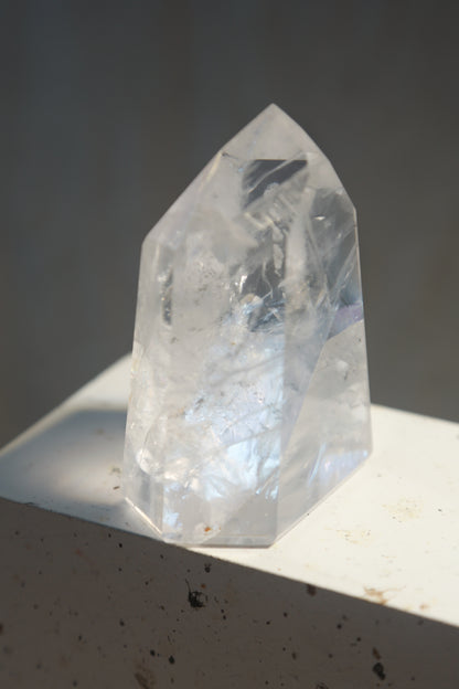 Extra Girasol Quartz with Pyrite inclusions Tower