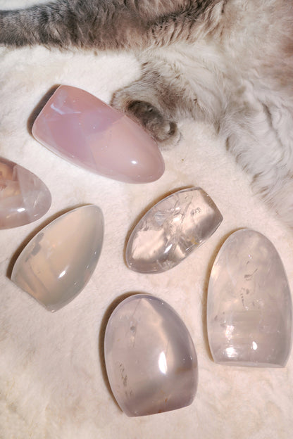 Rose Girasol/Girasol Quartz Freeform