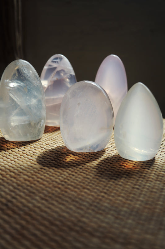 Rose Girasol/Girasol Quartz Freeform