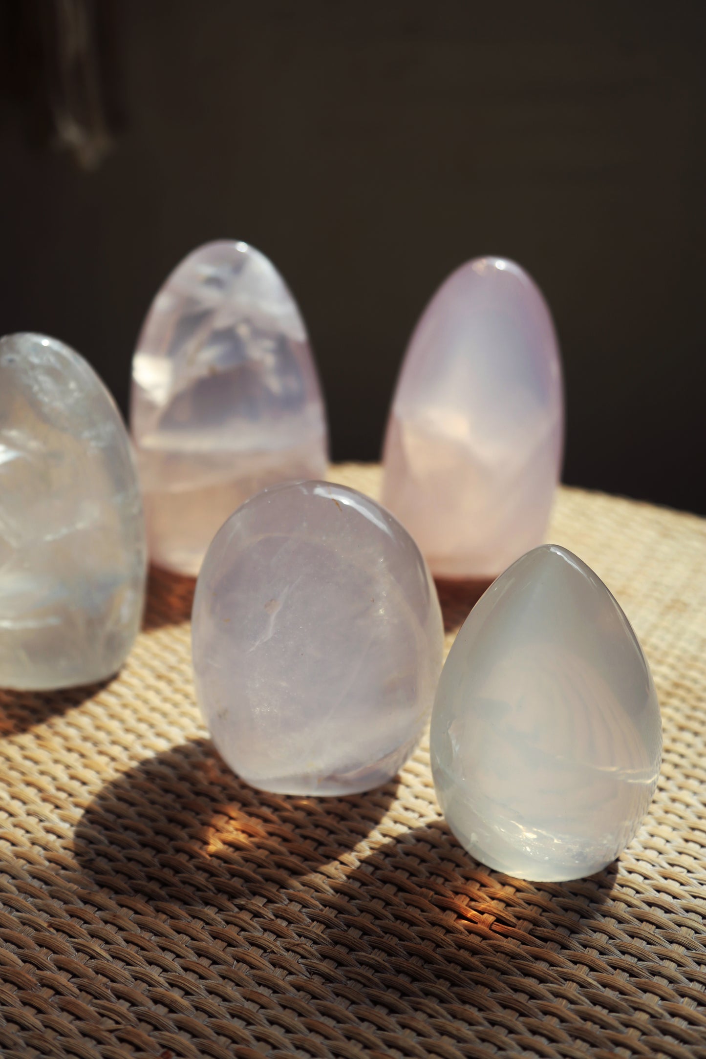 Rose Girasol/Girasol Quartz Freeform