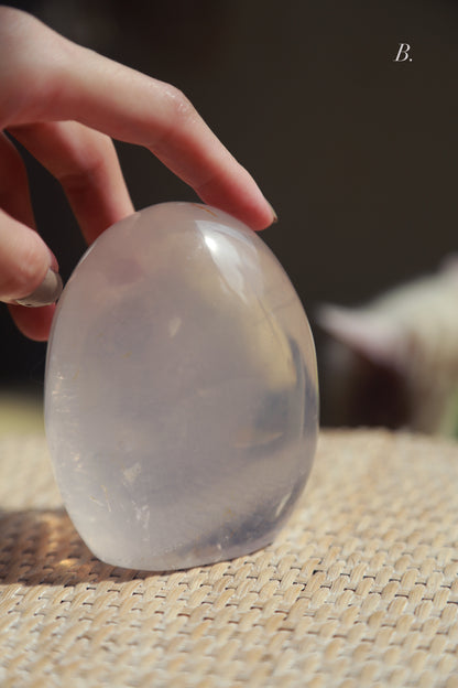 Rose Girasol/Girasol Quartz Freeform