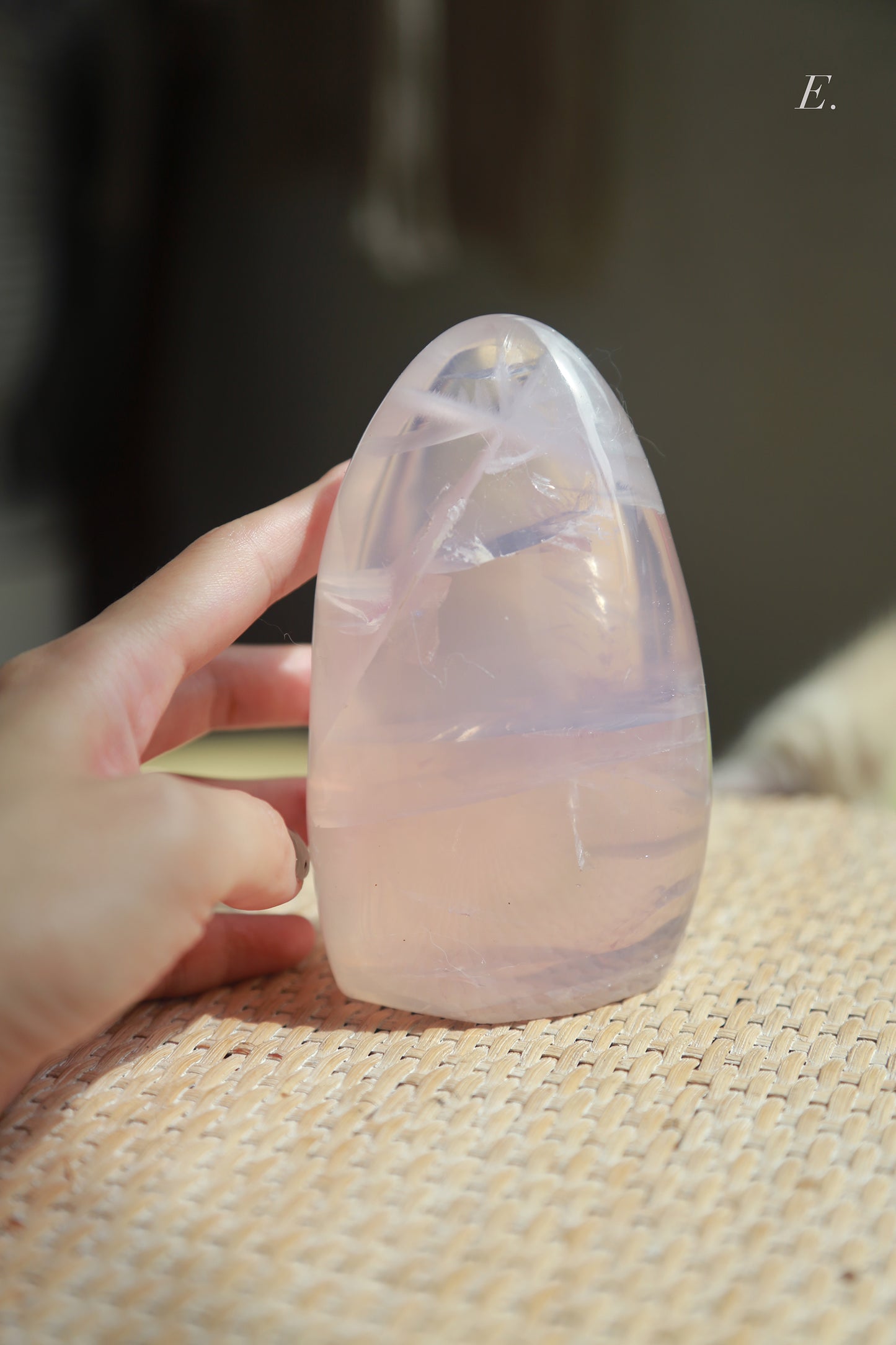 Rose Girasol/Girasol Quartz Freeform