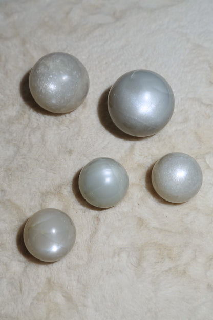 Silvery Moonstone Sphere