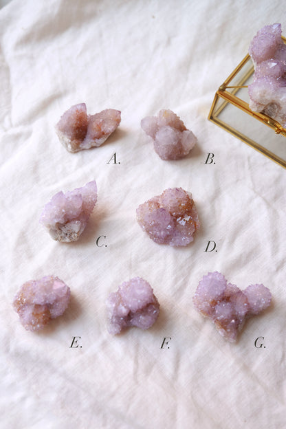 Spirit Quartz Amethyst Cluster [M]