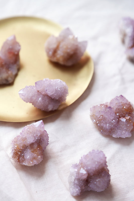 Spirit Quartz Amethyst Cluster [M]