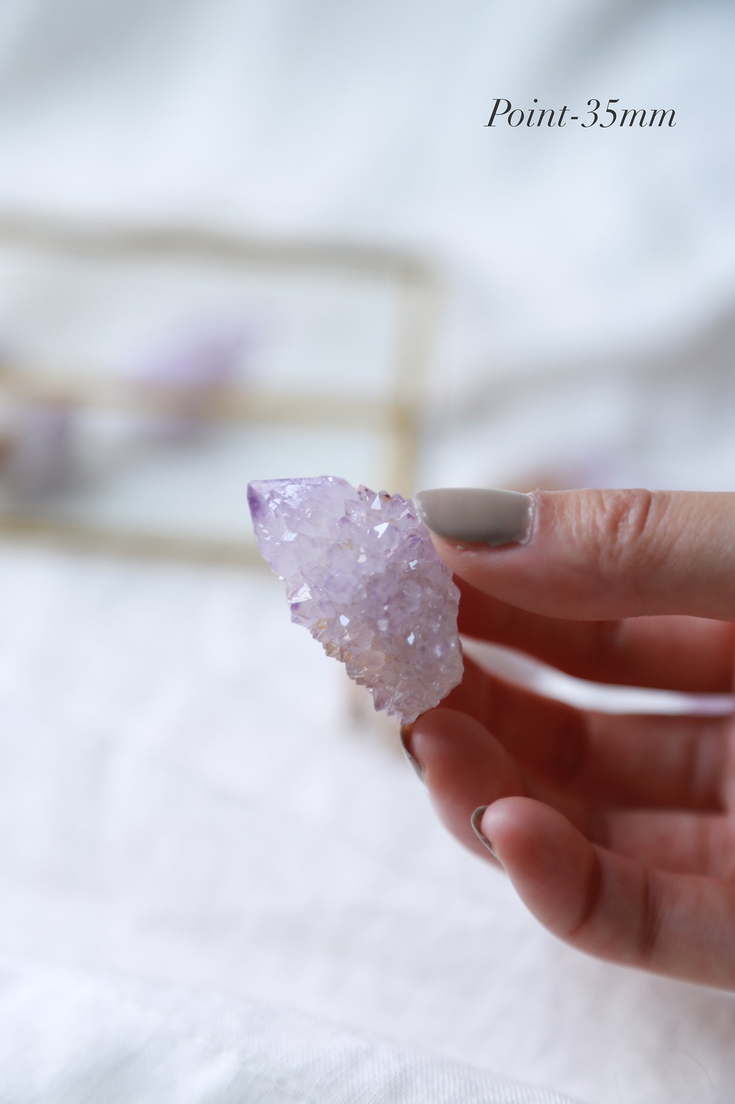Spirit Quartz Amethyst Point & Cluster [S]