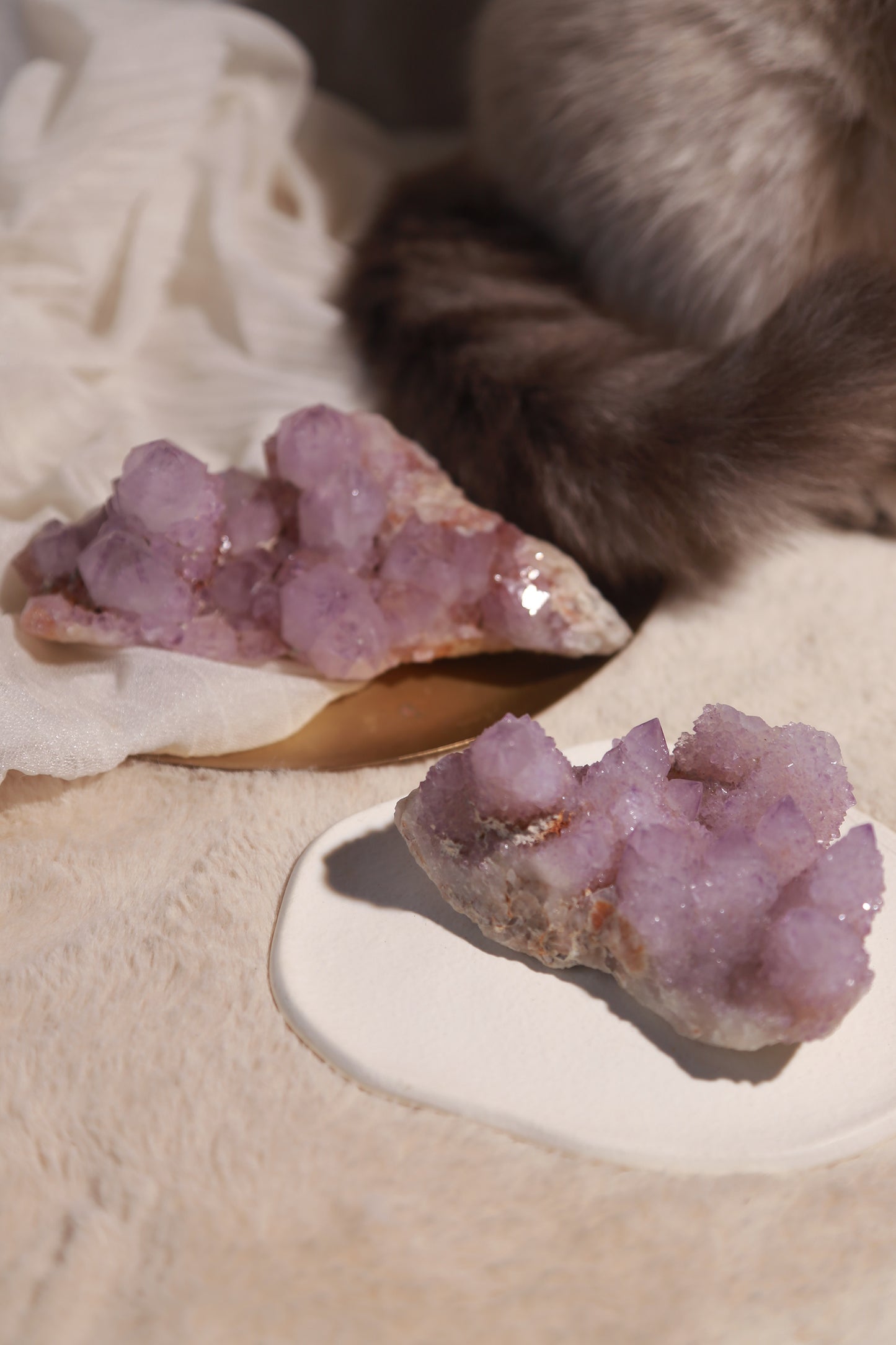 Spirit Quartz Amethyst Cluster [L]