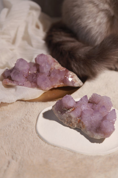 Spirit Quartz Amethyst Cluster [L]
