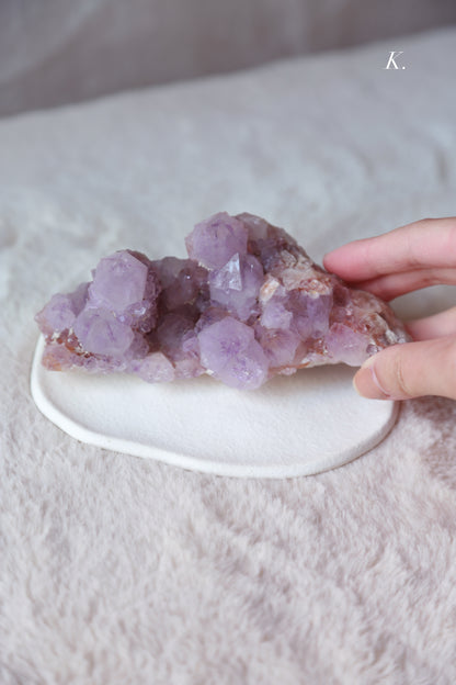 Spirit Quartz Amethyst Cluster [L]