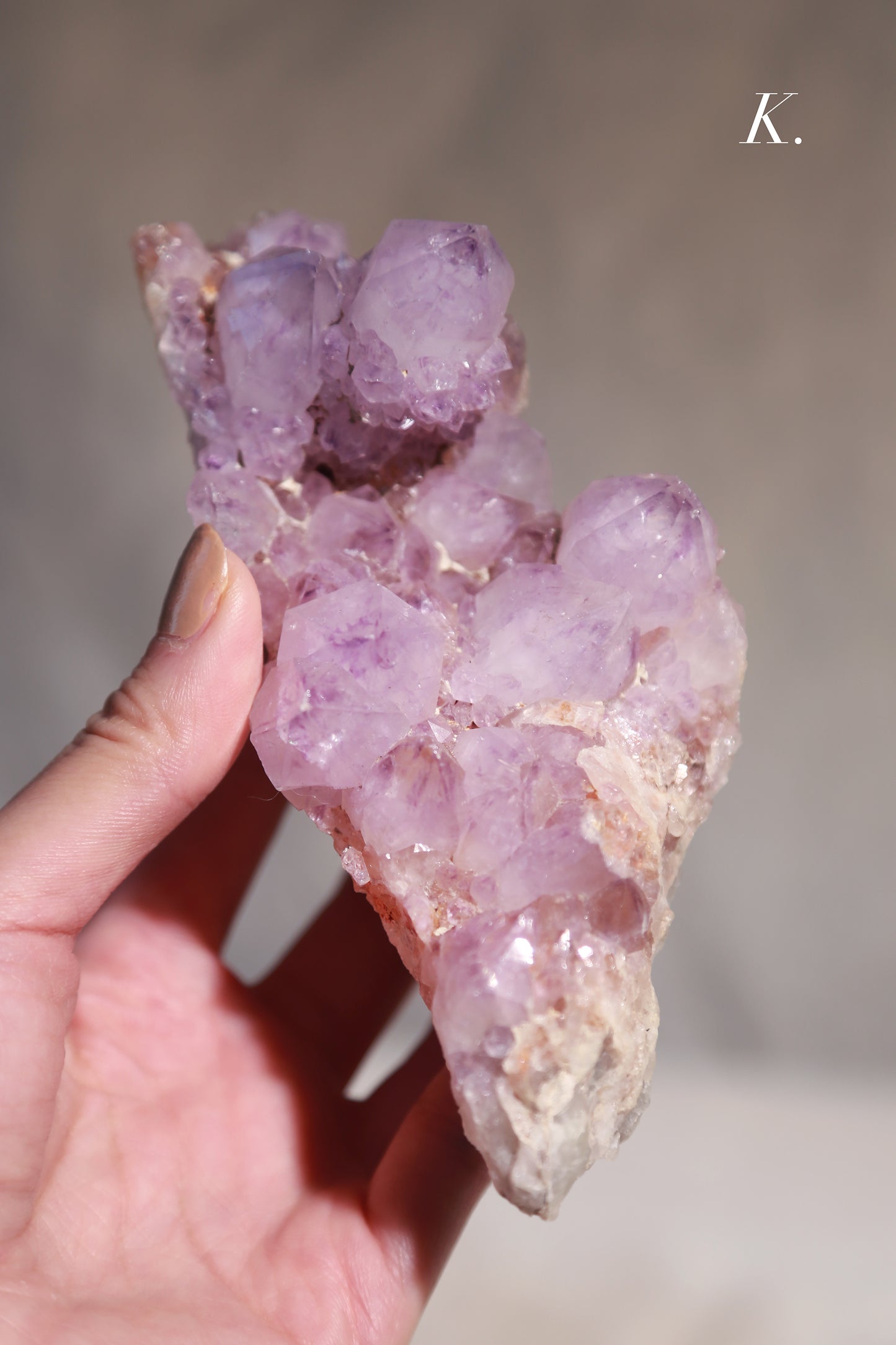 Spirit Quartz Amethyst Cluster [L]