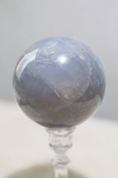 Starlight Blue Rose Quartz Sphere - High Quality