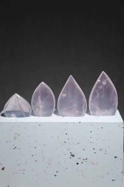 Starlight Glass Rose Quartz Flame