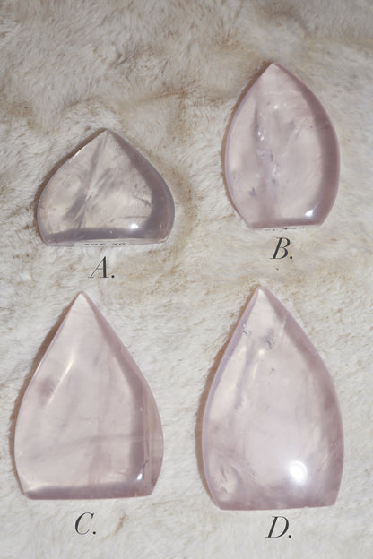 Starlight Glass Rose Quartz Flame