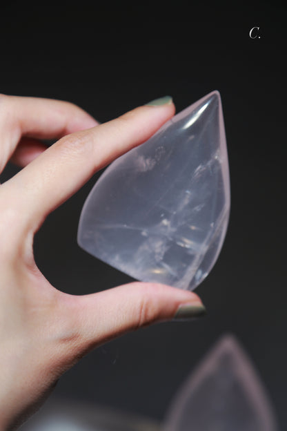 Starlight Glass Rose Quartz Flame