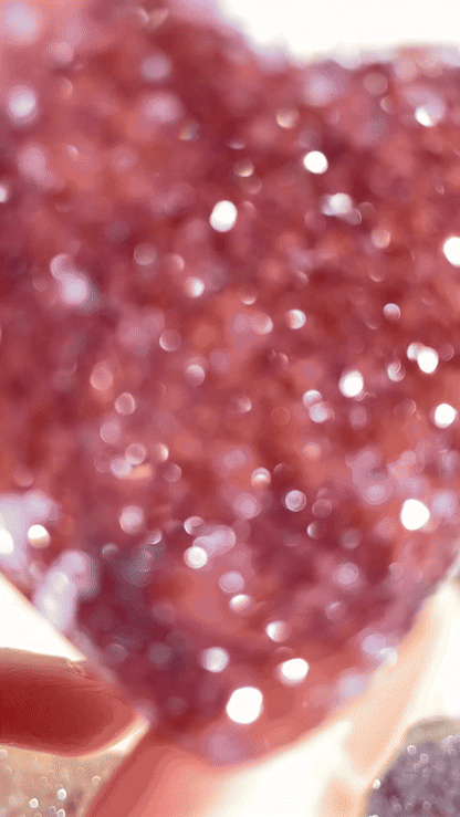 Sugar Druzy Rainbow Amethyst Heart [S]