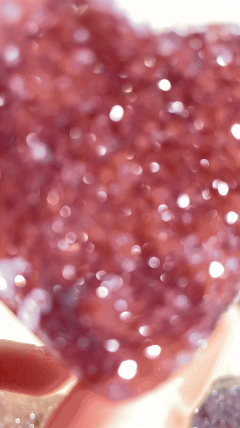 Sugar Druzy Rainbow Amethyst Heart [S]