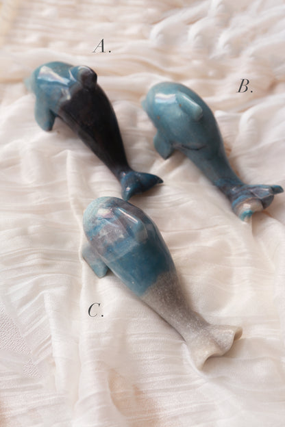 Trolleite Carved Dolphin