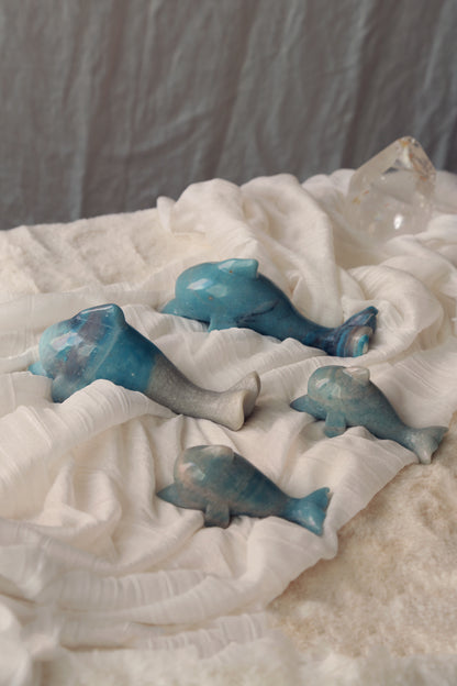 Trolleite Carved Dolphin