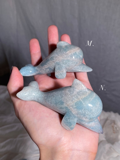 Trolleite Carved Dolphin