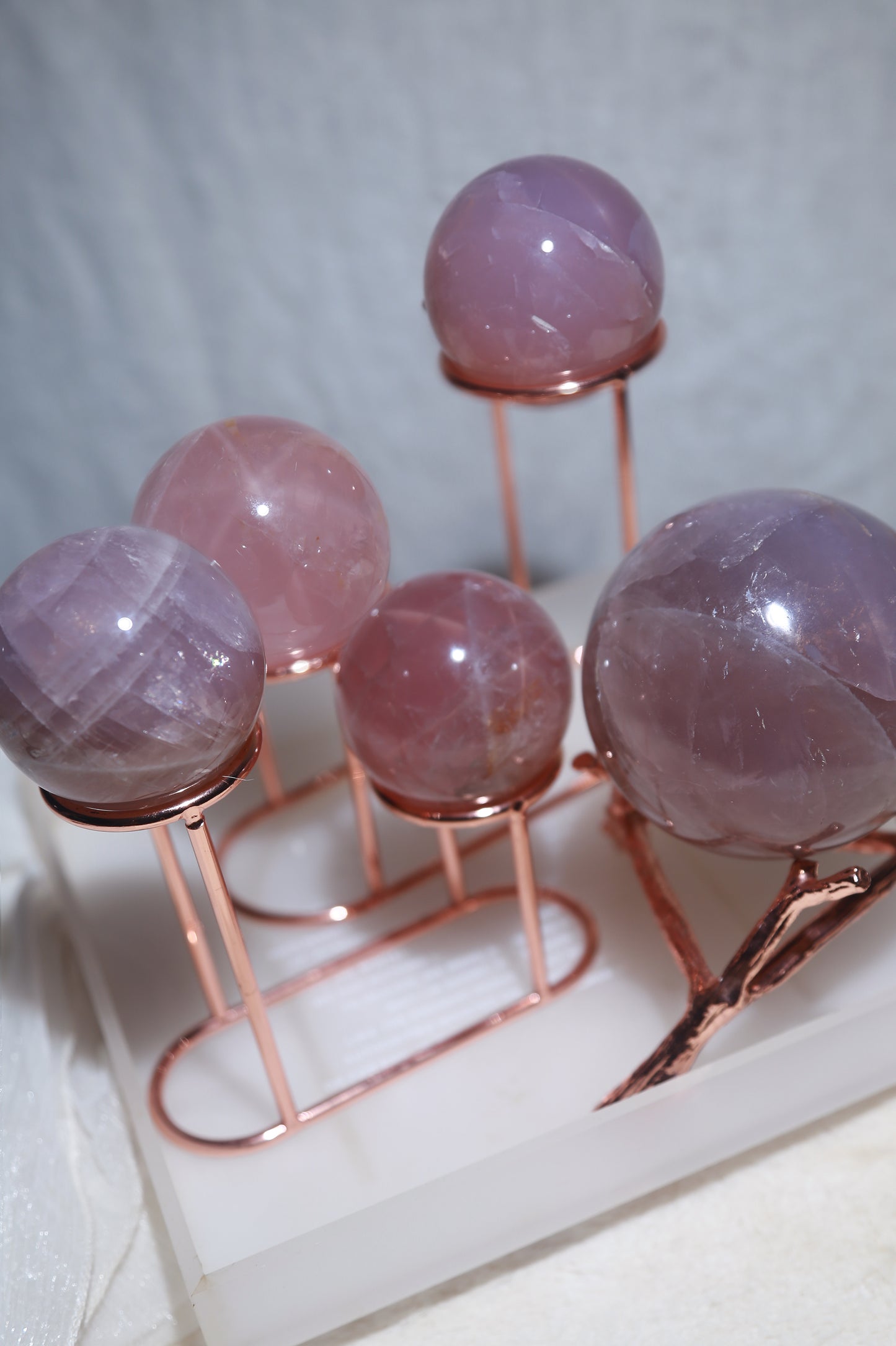 Vibrant Rose Quartz Sphere