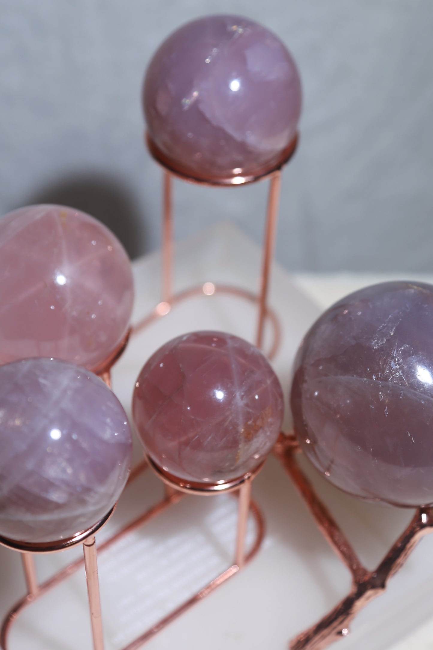 Vibrant Rose Quartz Sphere