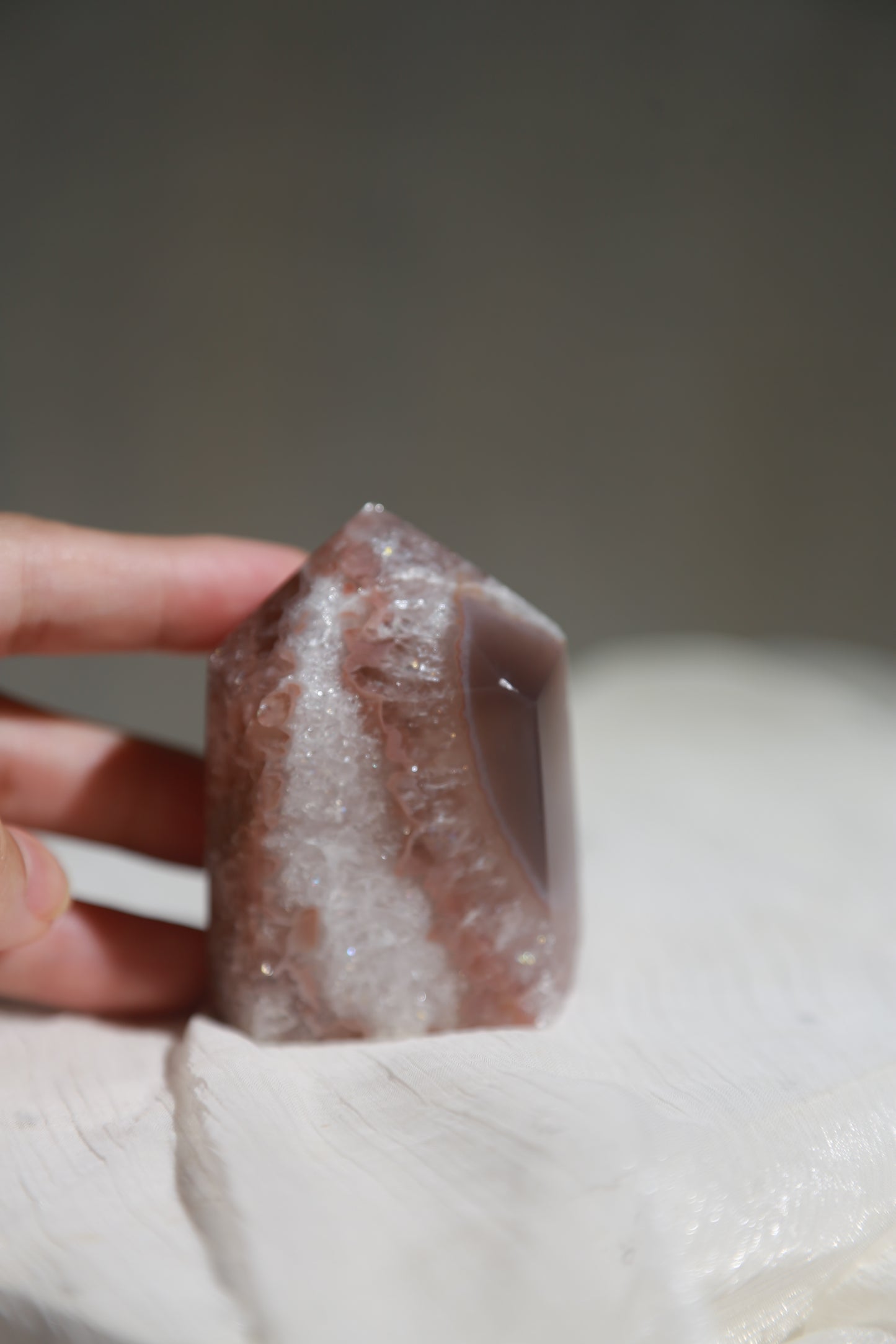 Druzy Rainbow Amethyst Tower